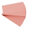 Image de Paquet 100 fiches intercalaires horizontales unies perforees forever - 105x240mm