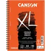 Image de CANSON Album de 60 feuilles papier dessin CROQUIS XL spirale grand c...