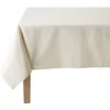Image de Coucke Nappe Rectangle Uni Crème Coton 160 x 240 cm