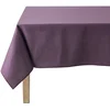 Image de Coucke Nappe Rectangle Uni Aubergine Coton 150 x 190 cm