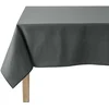 Image de Coucke Nappe Rectangle Uni Anthracite Coton 150 x 190 cm