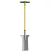 Image de Leborgne, Louchet d'Arrachage Pro, Manche Tri-Matière en T, Tête Acier Au Carbone, Longueur Lame: 36 cm, Poignée béquille tri-matière Extra Large (25 cm), Bord d’Attaque affûté sur Les 3 Faces