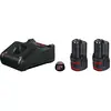Image de Bosch Professional 1600A019R8 GAL 12V-40 + 2x GBA 12V 2.0Ah Accu en acculader voor gereedschap 12 V 2 Ah Li-ion