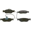 Image de Bosch Automotive BP612 Plaquettes de frein - Essieu avant - certification ECE-R90-1 jeu de 4 plaquettes