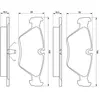 Image de BOSCH Plaquettes de frein X4 pour VOLVO: V70, S70, C70, 850, XC 70 (Ref: 0 986 461 752)