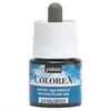 Image de Pébéo - Encre Colorex 45 ML Bleu Turquoise - Colorex Encre Aquarelle Pébéo - Encre bleu Rendu Velouté - Encre Dessin Multi-outil Tous Supports - 45 ML - Bleu Turquoise