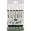 Image de Pébéo - Marqueur Vide Rechargeable Colorex   Compatible 56 Couleurs Pébéo   Pointe-Pinceau Polyvalent - Encre Dessin Multi-outil Tous Supports   Set 6 Marqueurs Vides