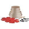 Image de Tefal - Ingenio Delight Batterie de cuisine - Empilable - 17 pièces