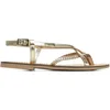 Image de Les Tropéziennes par M. Belarbi Sandales pour femme avec sangle à l'arrière, golden/e, 38 EU