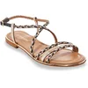 Image de LES TROPEZIENNES PAR M. BELARBI Femme Homage Sandale, Noir Multi, 38 EU