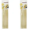 Image de Fackelmann 9986750 2 Lots de 10 Paires de Baguettes Bambou, Baguettes, 10 Paires de Baguettes, Bambou, 23 x 1,2 x 0,4 cm