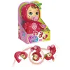 Image de Lansay | MON BÉBÉ CABRIOLES   LINA LA FRAISE | Poupée Interactive en Pyjama Fraise | Fait des Galipettes Amusantes | Corps Tout Doux et Câlin | Jouet Éveil 2 Ans et + | Bébé Fille ou Garçon