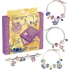 Image de Lansay | Disney - STITCH   COFFRET BIJOUX ÉTINCELANTS | Kit Créatif Enfants avec Perles Brillantes, Charms Stitch & Angel et 4 Colliers à Personnaliser | Activité DIY et Cadeau Bijoux Dès 6 Ans