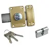 Image de Bricard 1971 Verrou 1952 avec 1 Cylindre 15741 s'entrouvrant