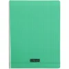 Image de Calligraphe 18195C Un Cahier Agrafé Vert (une Marque de Clairefontaine) - 24x32 cm - 96 Pages Grands Carreaux - Papier Blanc 90 g - Couverture Polypro Transparent