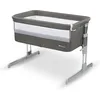 Image de Bebeconfort Calidoo, Lit Cododo Bébé et Berceau Bébé 2-en-1, 0-6 mois (0-9 kg), Berceau Cododo Inclinable, 5 Hauteurs, Grand Matelas Rembourré, Côtés en Filet, Côté Pliable Facilement, Grey Mist