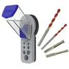 Image de Tivoly 12000820001 Kit Béton/Carrelage 7 pcs Forets Ø6-8 + Guide + Mini-niveau + Crayon