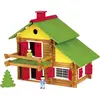 Image de Jeujura - 8008- Jeux de Construction-Mon Chalet en Bois - 175 Pieces - Coffret en Bois