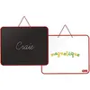 Image de Jeujura - 8783-Tableau en Bois-Ardoise Reversible - 62 x 50, Noir