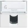 Image de Legrand - Prise RJ 45 multimédia Mosaic catégorie6 F/UTP 2 modules - blanc