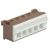 Image de Hager KN22P KN22P Klem Flexibel: - Massief: - Aantal polen: 22 1 stuk(s) Bruin Piece