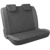 Image de DBS Housse de siège universelle Unitaire : 2 housses sièges AVANT + housses pour banquette arrière 2/3-1/3 - Maille polyester Noir (Ref: 01012032)