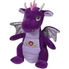 Image de Gipsy- Gispy-Dragon sonore 20 cm Violet-Peluche pour Enfant-Existe en 6 Coloris différents-071612, 071612