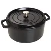 Image de STAUB Cocotte en Fonte, Ronde, Ø 26 cm, 5 L, Noir Mat