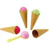 Image de Jouets Ecoiffier - 175 - Set de cornets à glace avec cuillère à glace pour enfants - 9 pièces - Dès 18 mois - Fabriqué en France