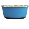 Image de Tyrol Bol INOX Antidérapant pour Chat/Chien/Animaux de Compagnie Bleu 16 cm