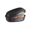 Image de Emile Henry EH799501 Pain artisan, Céramique, Noir Fusain, 5 liters