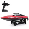 Image de TURBO CHALLENGE - Bateau - Turbo Boat - 094117 - Bateau Télécommandé - Rouge - 1/16 - Prêt à Naviguer - Batterie Rechargeable et Piles incluses - Plastique - À Partir de 8 Ans