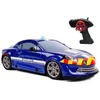 Image de TURBO CHALLENGE - Alpine A110 - Gendarmerie - 1/16-099215 - Voiture Télécommandée - Bleu - Prêt à Rouler - Batterie Rechargeable et Piles incluses - Plastique - Jouet Enfant - Cadeau - Dès 8 Ans