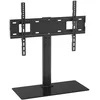 Image de SU-P75XL Support sur Pied Universel Pivotant pour TV de 32 à 75'' (Soit 80 à 190 cm) LCD/LED/Plasma Hauteur Réglable sur 3 Niveaux avec Base en Verre Trempé de 8 mm - Max. 45kg Max VESA 600x400 mm