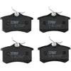 Image de TRW GDB1504 Jeu de 4 plaquettes de frein pour Citroën Berlingo Multispace (B9) 2008 - Essieu arrière et autres véhicules
