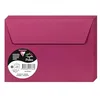 Image de Clairefontaine 5766C - Paquet de 20 Enveloppes Auto-Adhésives - Format C6 11,4x16,2cm - 120g - Coloris Framboise - Invitation Evènements et Correspondance - Gamme Pollen - Papier Premium Lisse