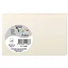 Image de Clairefontaine 11486C - Paquet de 25 Cartes Simples - Format 8,2x12,8cm - 210g/m² - Coloris Ivoire Irisé - Cartons d'Invitation Evènements et Correspondance - Gamme Pollen - Papier Premium Lisse
