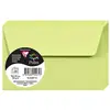 Image de Clairefontaine 55471C - Paquet de 20 Enveloppes Auto-Adhésives - Format 9x14cm - 120g/m² - Coloris Vert Bourgeon - Invitation Evènements et Correspondance - Gamme Pollen - Papier Premium Lisse