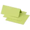 Image de Clairefontaine 75050C - Paquet de 25 Marque-Places - Format 8,5x8cm - 210g/m² - Coloris Vert Bourgeon - Invitation Evènements et Correspondance - Gamme Pollen - Papier Premium Lisse