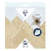 Image de Clairefontaine 95355C - 60 Feuilles de Papier Origami 70g, 3 Formats : 10x10cm, 15x15cm, 20x20cm, 10 Motifs Colorés Assortis (2 Feuilles par Format), Loisirs Créatifs Adultes et Enfants, Kraft Floral