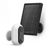 Image de AVIDSEN HomeCam Caméra de surveillance solaire intelligente d'extérieur avec panneau solaire, application smartphone, sans abonnement, autonomie, 100% sans fil, détection de mouvement, Wi-Fi, vision