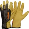 Image de ROSTAING Gants SEQUOIA - Paire de gants de jardinage Cuir - Tous Travaux en Milieu Sec et Humide   Plantation, bêchage   Respirant et Ergonomique   Gant traité hydrofuge