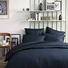 Image de Essix Housse de Couette, Coton, Bleu Marine, 260x240 cm