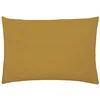 Image de Taie d'oreiller en Double Gaze de Coton lavée, Tendresse, Camel, 50x75cm, Essix
