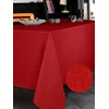 Image de Calitex BROME Nappe rectangulaire Polyester Cerise 150x250