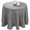 Image de CALITEX Nappe Festive, Gris, Ovale 170x240