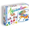 Image de SentoSphère - AQUARELLUM JUNIOR - CHEVAUX - Kit peinture - Peinture Aquarellable Magique - A partir de 7 ans - fabriqué en France