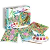 Image de Sentosphère   Aquarellum - Amazone   Kit de peinture magique enfant   Activité créative avec 4 tableaux 18 x 25 cm   9 encres aquarelle   Création de couleurs   Dès 7 ans   Fabriqué en France