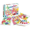 Image de Sentosphère   Aquarellum Grand Format - Dans les fleurs   Kit peinture magique pour enfants   Activité créative avec 3 tableaux 32,5 x 25 cm   9 peintures   Dès 7 ans- Fabriqué en France   6391