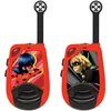 Image de Lexibook, Miraculous Ladybug Chat Noir, Talkies-walkies numériques portée 2 km pour enfant, Fonction morse lumineux, Clip ceinture, à piles, rouge, TW25MI